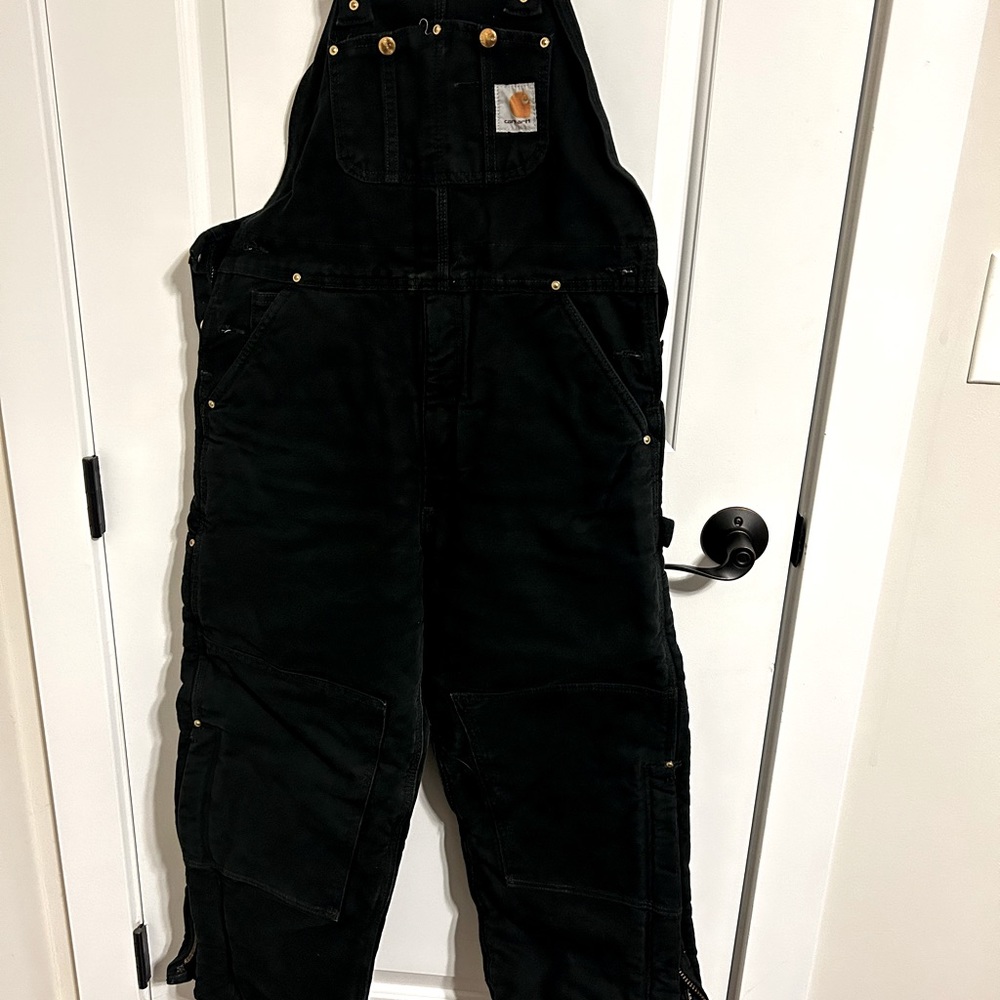 Carhartt Duck Bib Overall/Quilt Lined